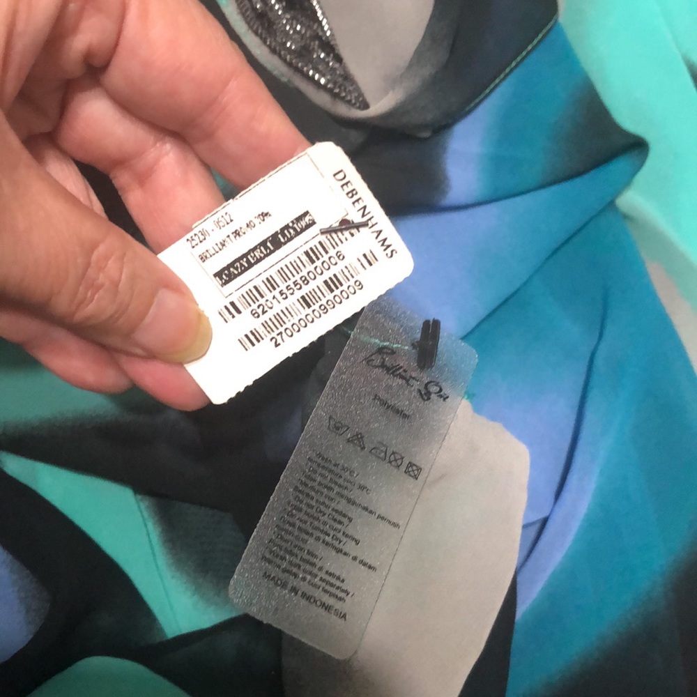 NWT BRILLIANT BLOUSE 👚 POLYESTER - Picture 4 of 4